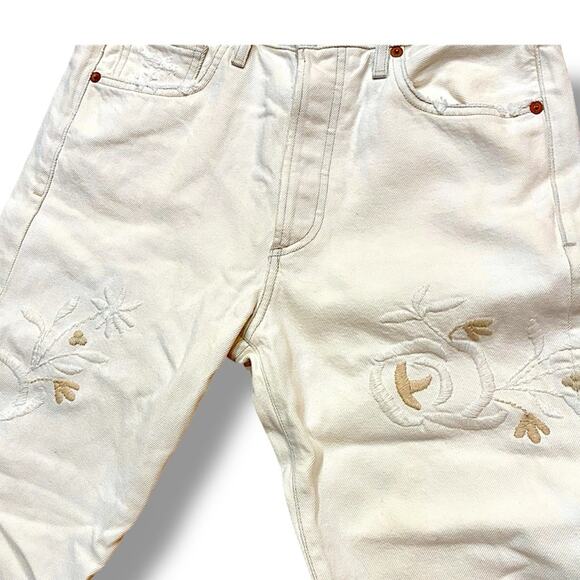 Citizens Of Humanity Cream Ankle Jeans - Picture 3 of 13